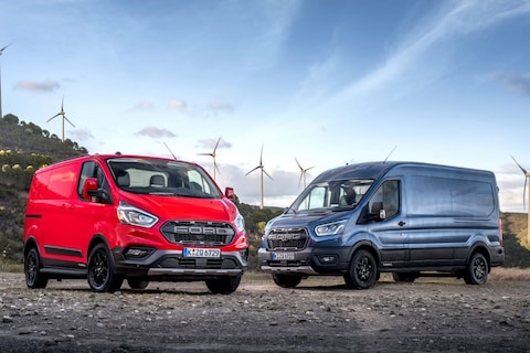 Ford Transit en Transit Custom als ruige Trail