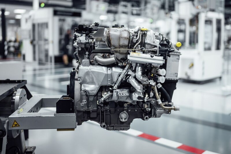Mercedes-AMG turbo motorblok techniek
