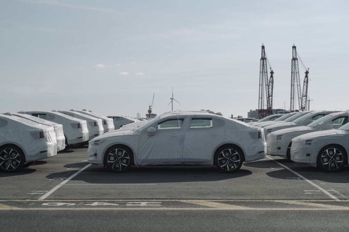 Polestar 2 boot aankomst Europa