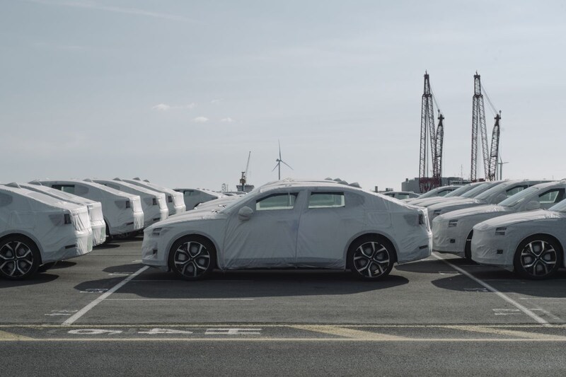 Polestar 2 boot aankomst Europa