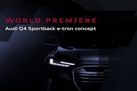 Audi Q4 Sportback e-tron Concept klaar voor onthulling