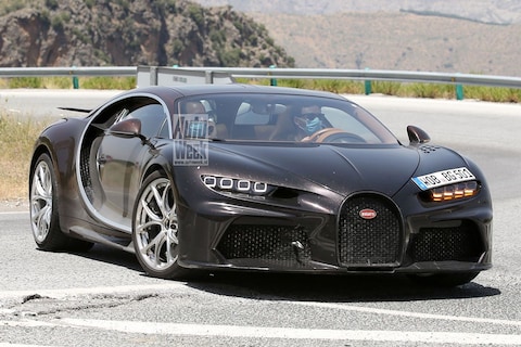 Bugatti test nieuwe versie Chiron
