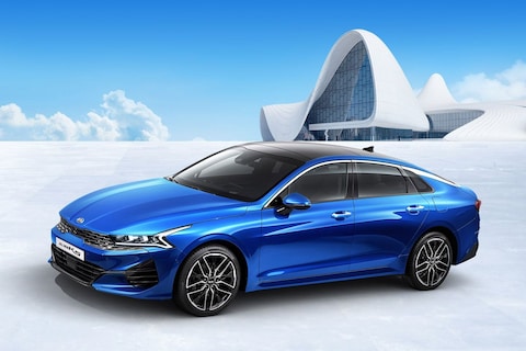 Kia K5 in verlengde vorm voor China