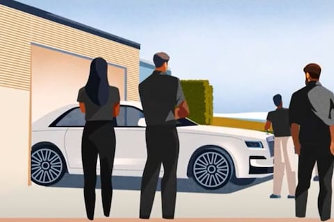 Nieuwe Rolls-Royce Ghost laat zich al deels zien