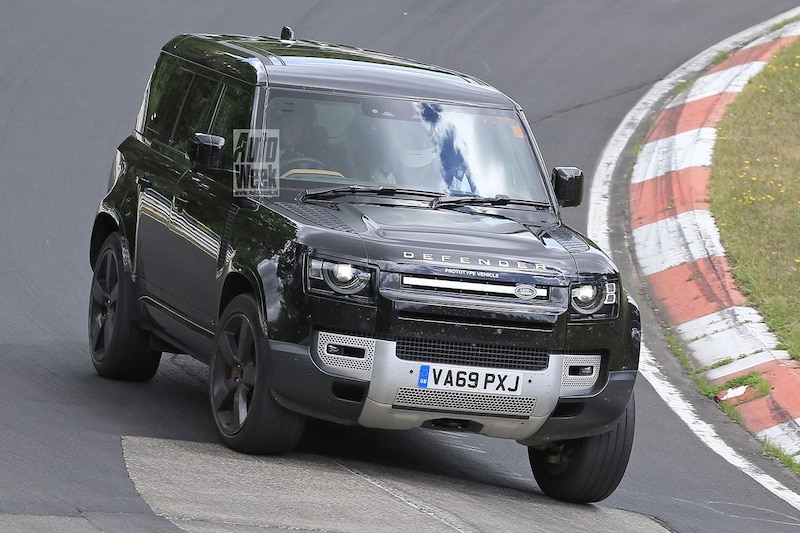 Spyshots Land Rover Defender V8