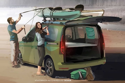 Volkswagen schetst Caddy Mini-Camper