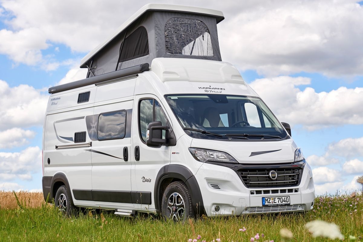 Karmann-Mobil camper uitzicht klapdak