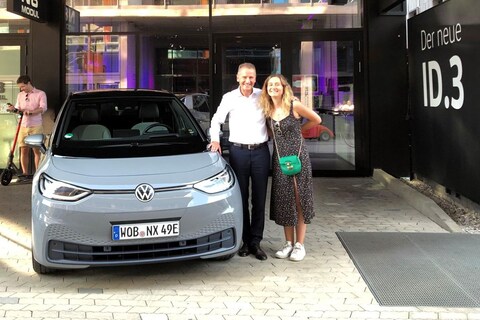 Volkswagen-topman Herbert Diess zelf op vakantie met ID.3