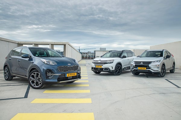 SUV cross-over Kia Citroën Mitsubishi