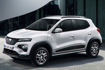 Dacia Spring toekomstbeeld schets render