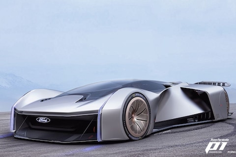 Fordzilla P1: futuristische racer van Ford met GT-genen