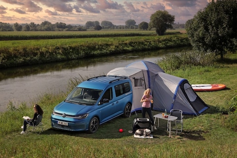 Volkswagen Caddy California klaar voor de vakantie