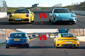 Porsche 911 Turbo S vs. EV's - Dragrace
