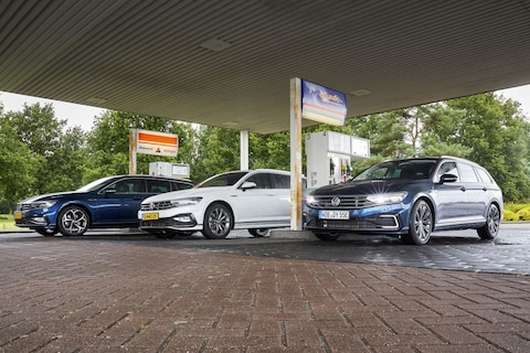 Praktijkverbruik Volkswagen Passat TDI, TSI en GTE