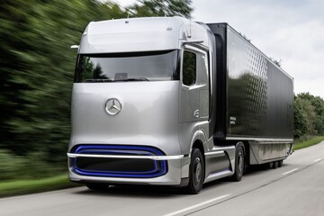 Mercedes-Benz Daimler GenH2 Truck en eActros