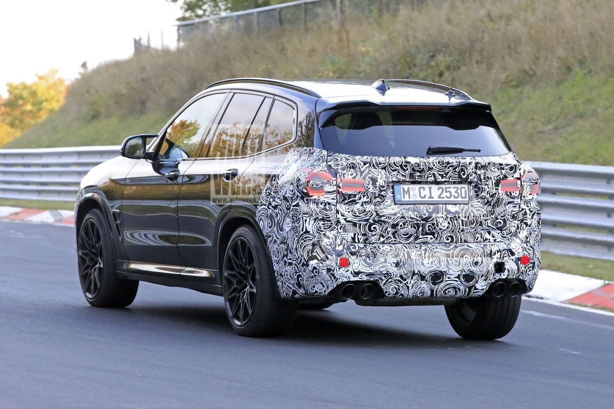 BMW X3 M Spyshots