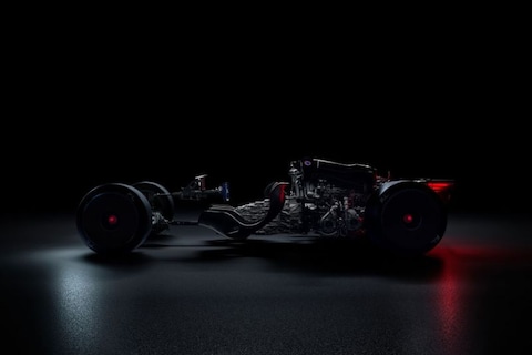 Bugatti toont hart van nieuwe hypercar