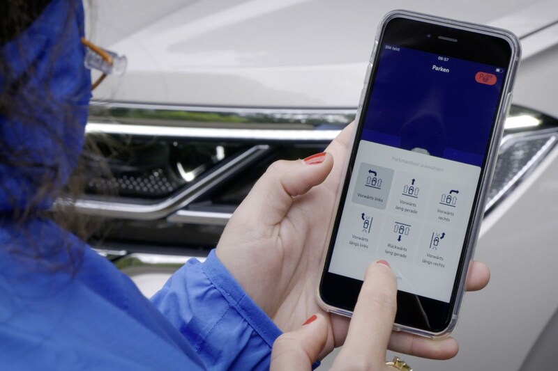 Volkswagen Touareg inparkeren