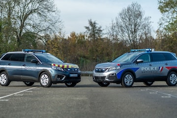 Peugeot 5008 politie Frankrijk gendarmerie