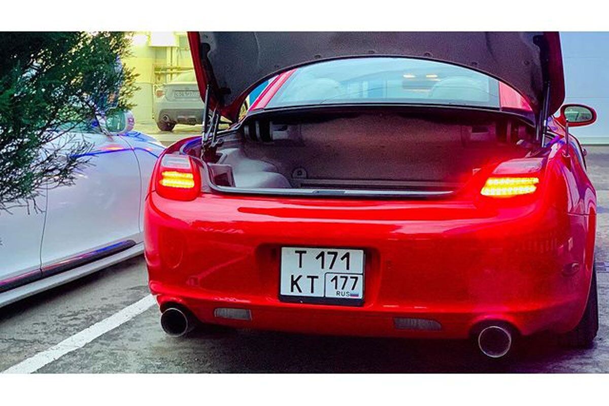 Lexus SC430 Rusland kentekenplaten