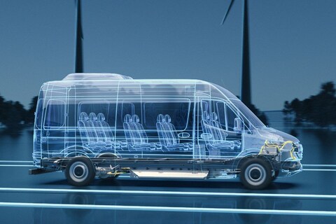 Volgende Mercedes-Benz eSprinter krijgt nieuw platform