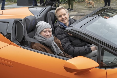 Met opa in een Lambo - Reportage