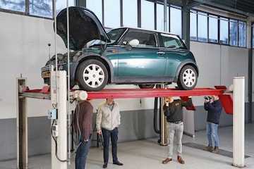 Mini Cooper Klokje Rond