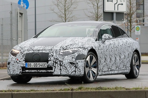 Elektrische Mercedes-Benz EQS in beeld