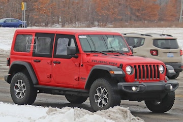Spyshots Jeep Wrangler halve portieren