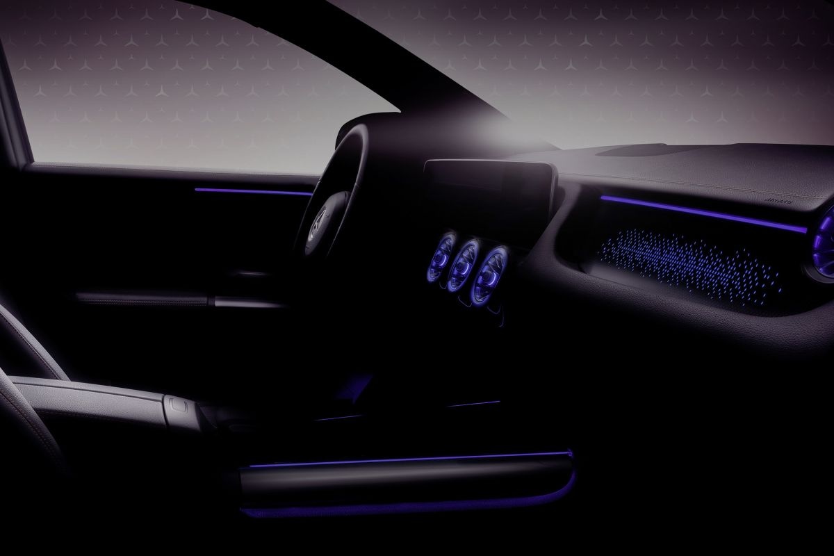 Mercedes EQA dashboard