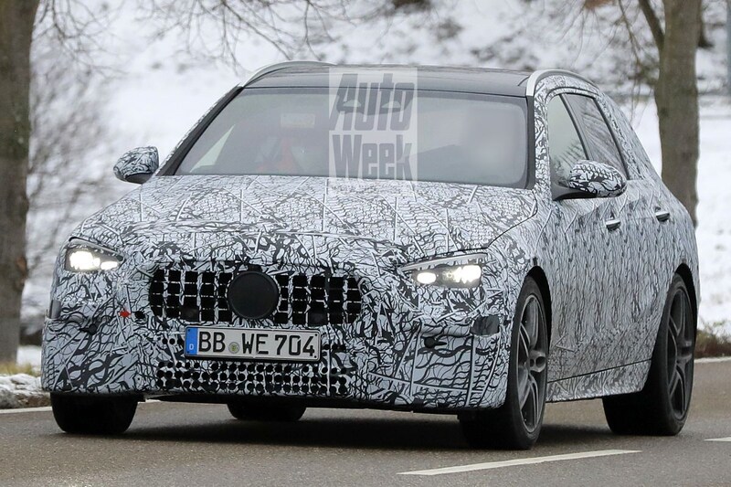 Mercedes-Benz C43 Estate spyshots