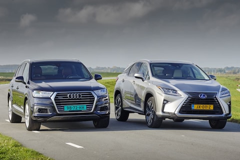 Occasiontest: Audi Q7 E-tron - Lexus RX 450h