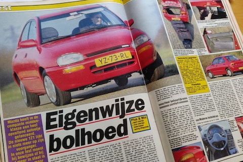 Mazda 121 GLX rijtest - Uit de Oude Doos