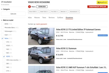 Occasion zoekopdracht