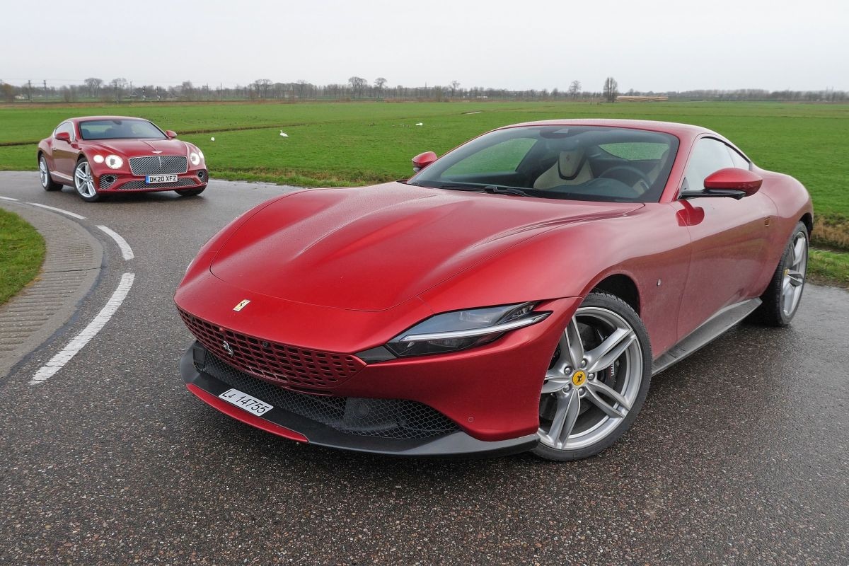 ferrari roma vs. Bentley continental GT V8