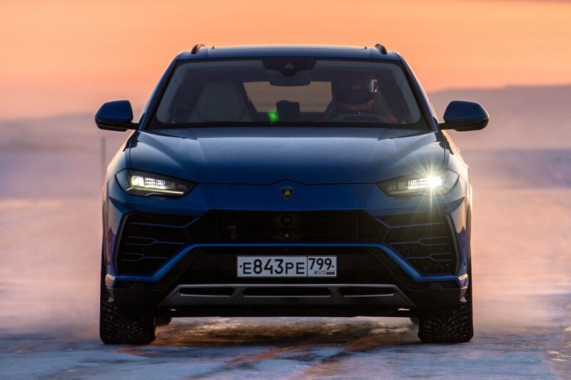 Lamborghini Urus Baikalmeer snelheidsrecord ijs