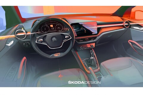 Nieuwe Skoda Fabia vanbinnen