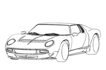 Lamborghini Miura Ares Design