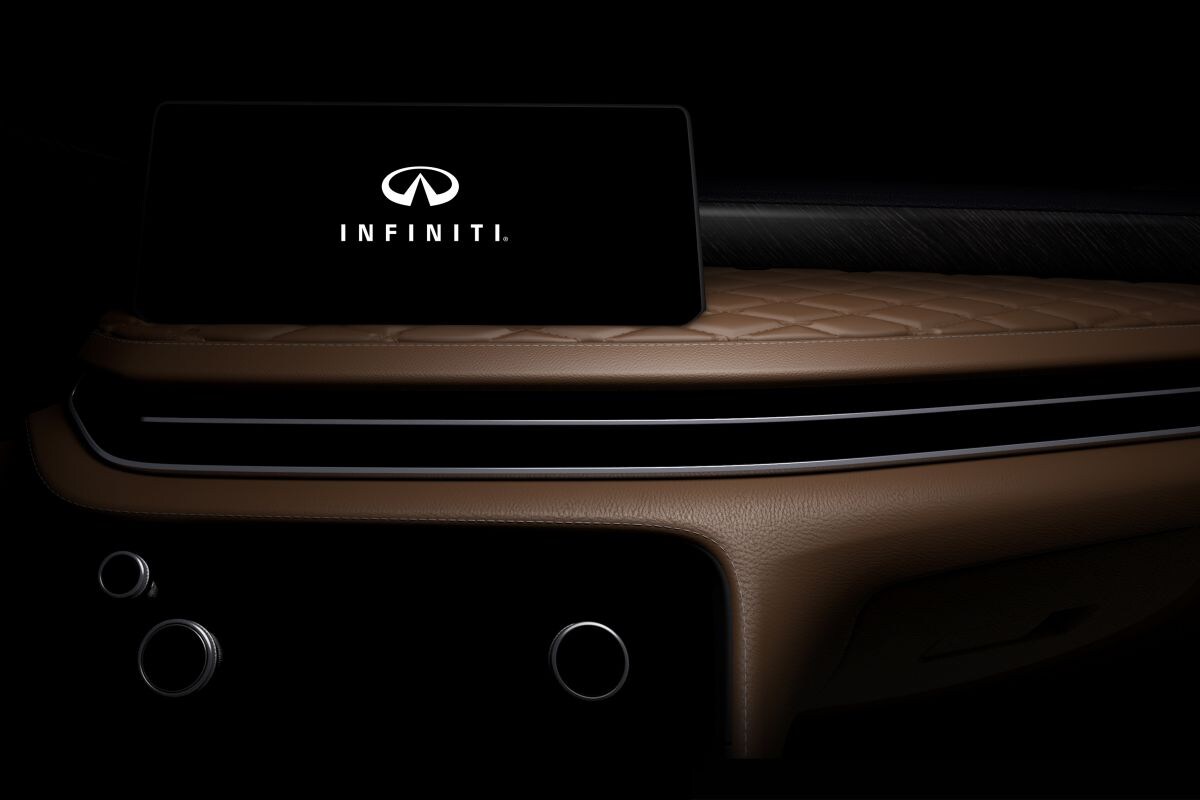 Infiniti QX60 dashboard