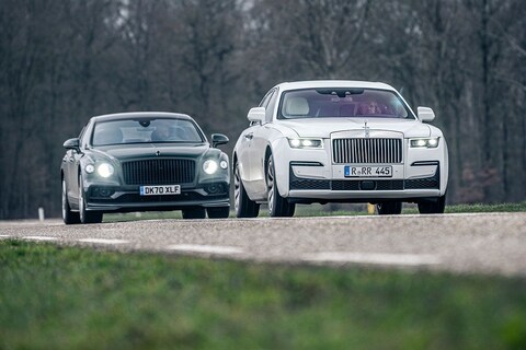 Rolls-Royce Ghost ontmoet Bentley Flying Spur