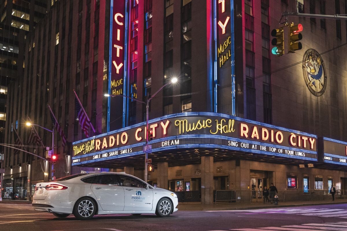 Mobileye Mondeo Ford Fusion New York Autonoom