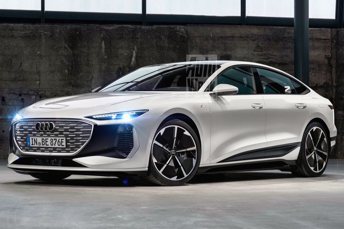 Audi A6 e-tron illustratie