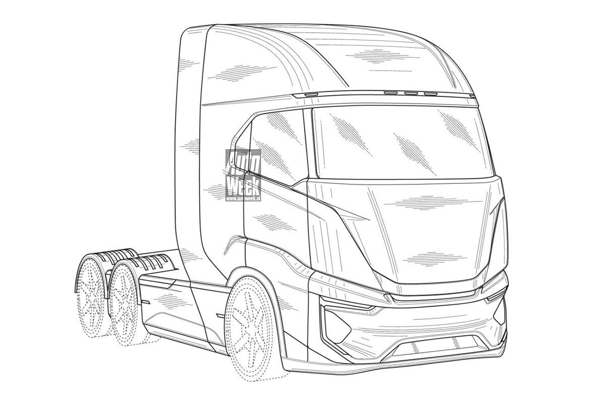 Nikola patent Tre Cabover