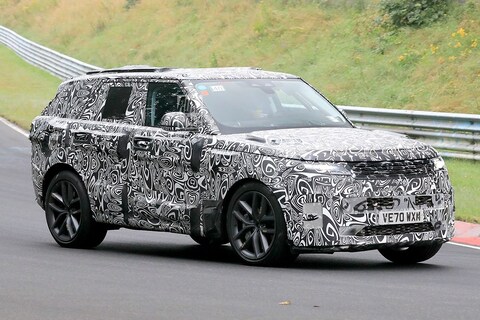Nieuwe Range Rover SVR speelt buiten