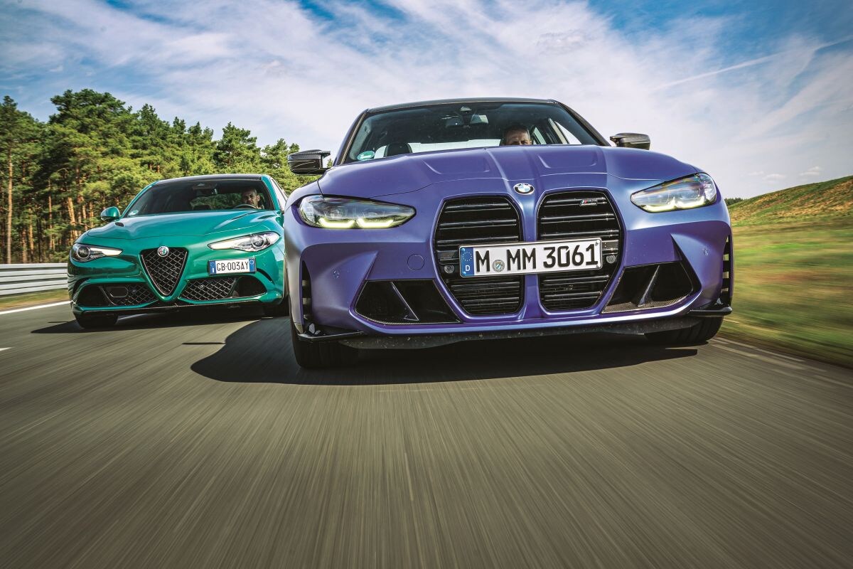 AutoWeek 34 - Dubbeltest BMW M3 - Alfa Romeo Giulia Q