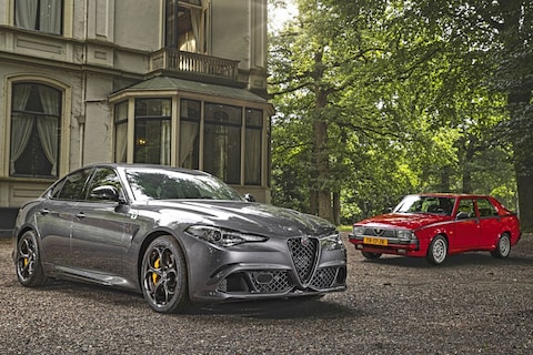 Alfa Romeo 75 3.0 V6 en Guilia Quadrifoglio - Reportage