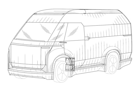 Faraday Future's bedrijfswagen in beeld