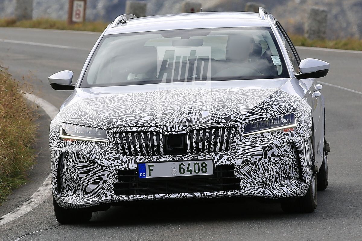 Skoda Superb mule
