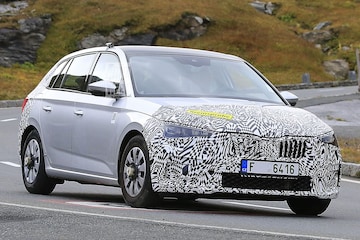 Spyshots Skoda Scala facelift