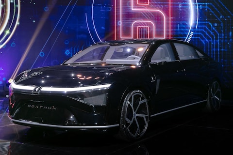 Eerste elektrische auto's van iPhone-fabrikant Foxconn